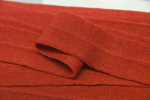 30mm Wool Binding - Burnt Orange