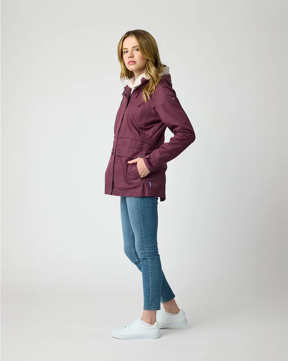 Agena 2.5 Shell Jacket in Mahogany