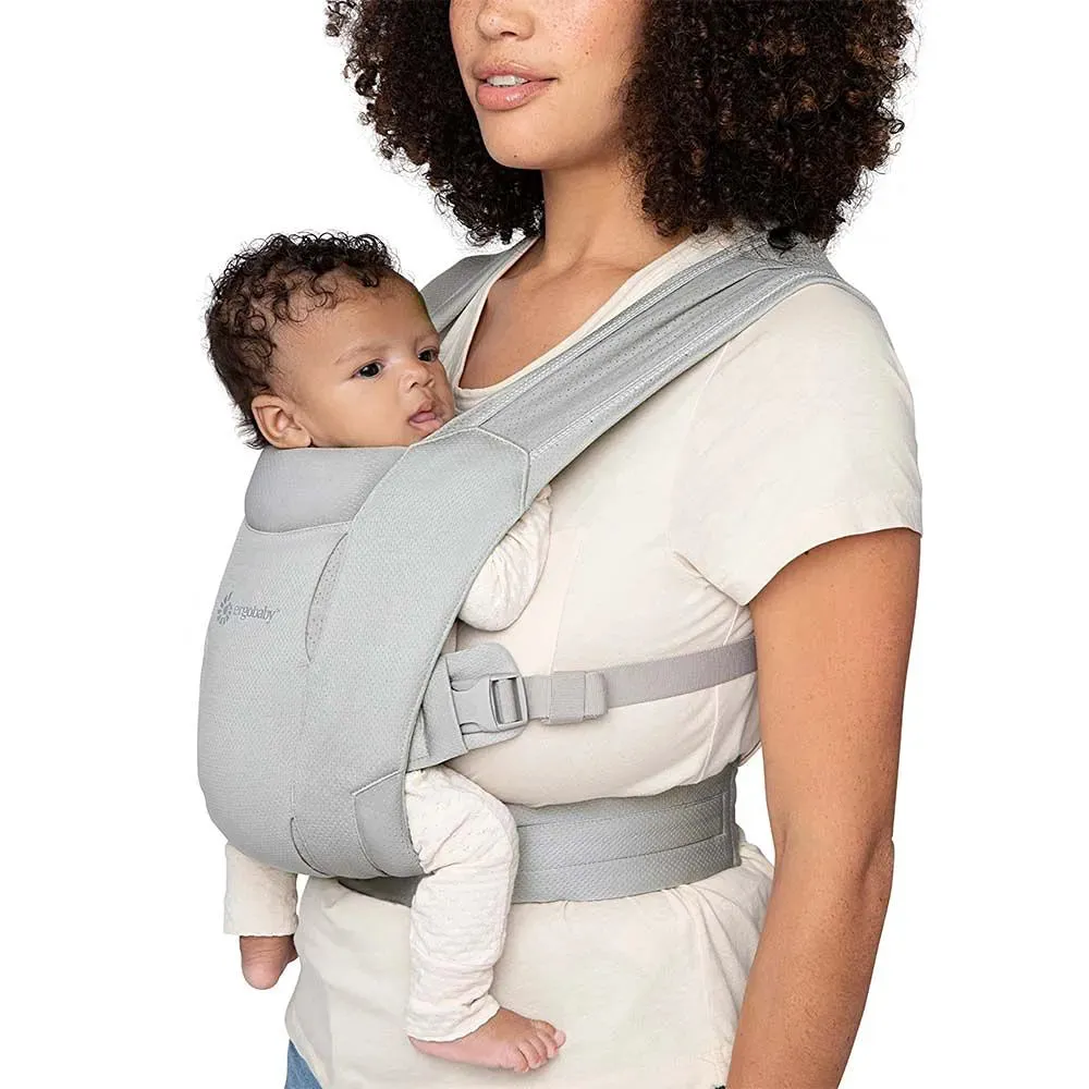 Baby Carrier Embrace - Air Mesh Soft Grey