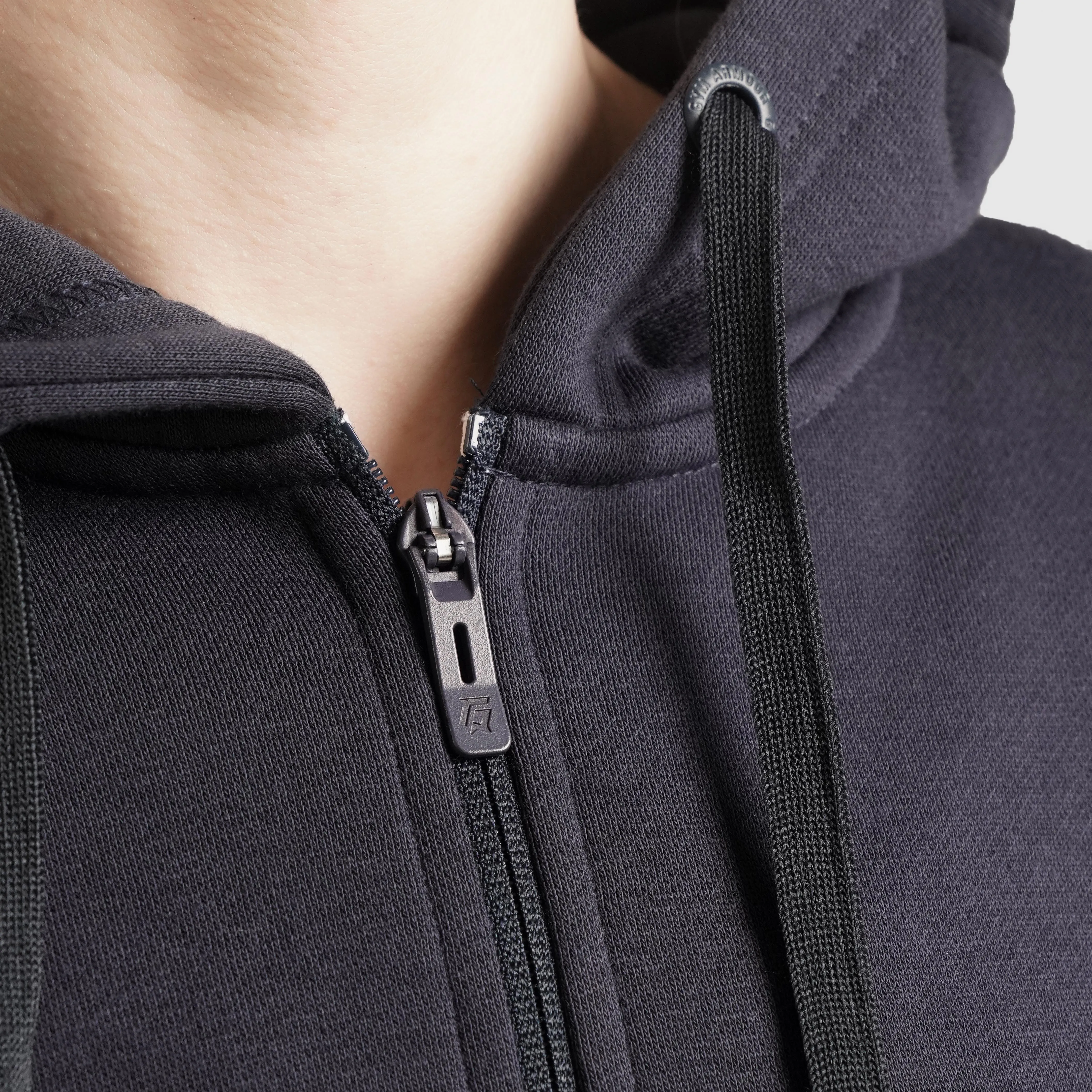 Blade Zipper Hoodie (Navy)