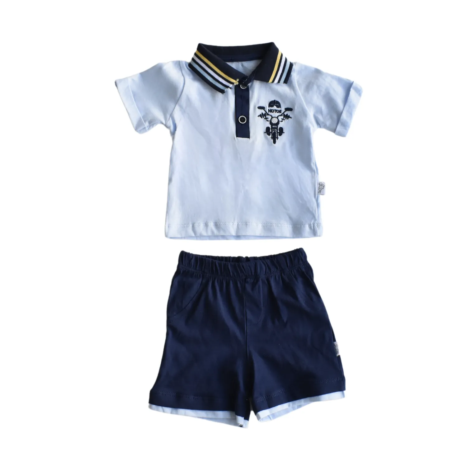 Born To Ride Boys Polo Set