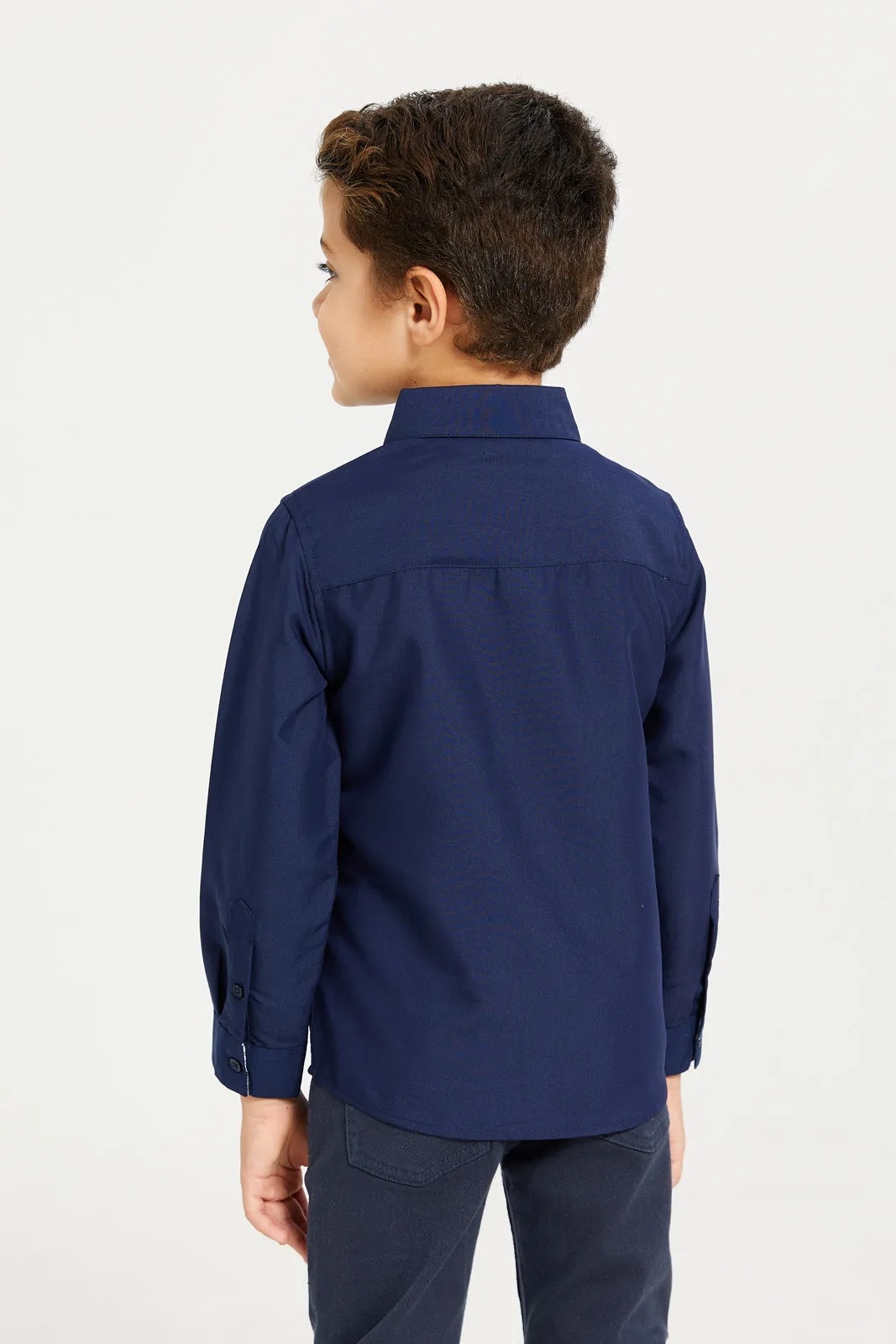 Boys Navy Classic Shirt