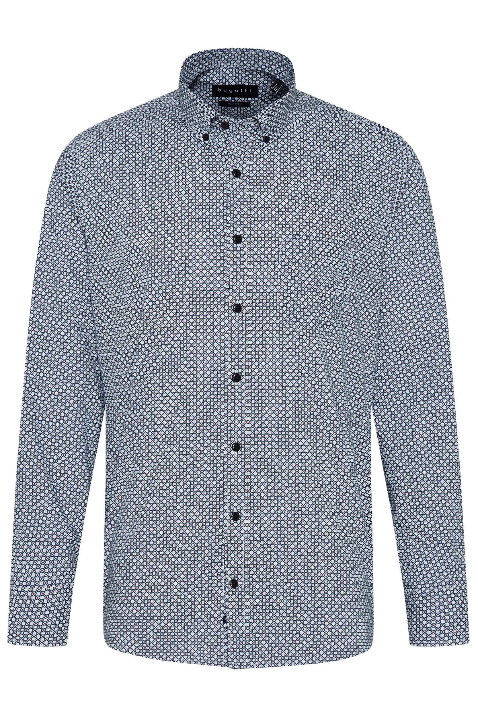 Bugatti Casual Shirt Pattern - Navy