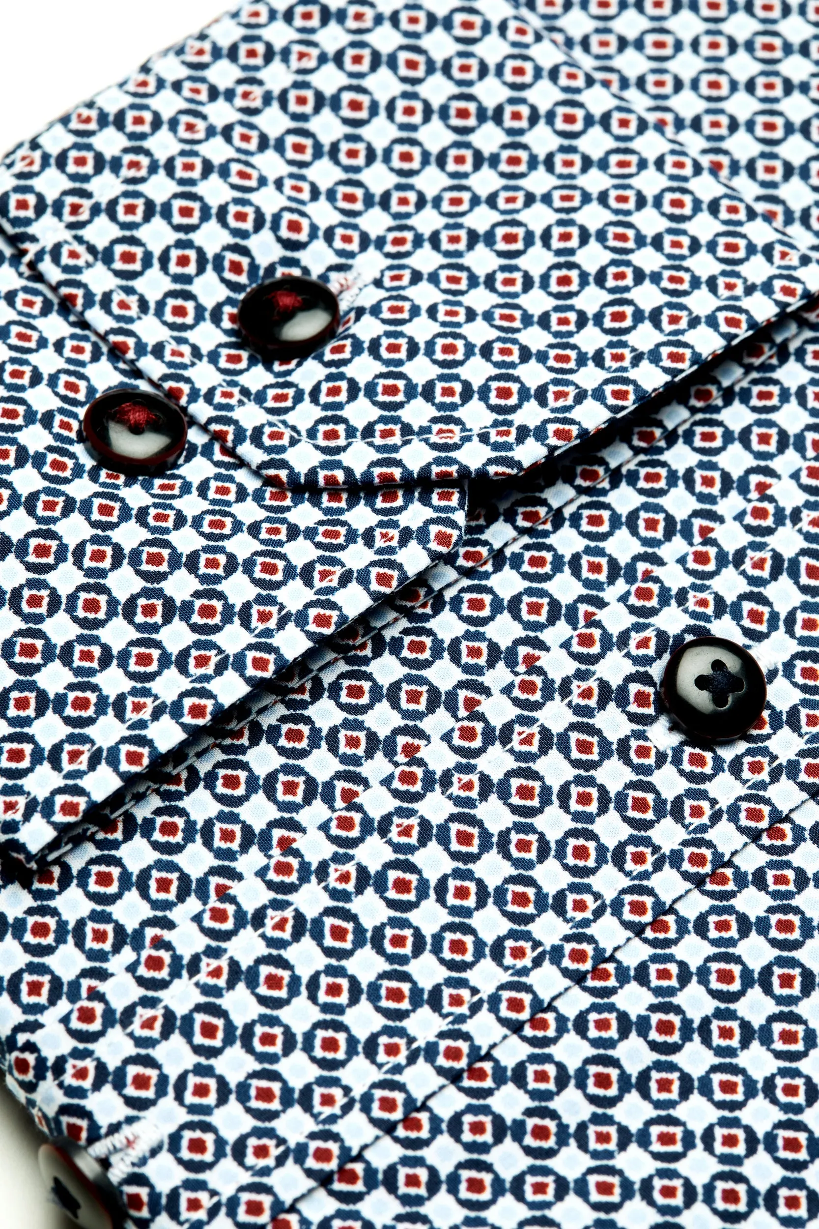 Bugatti Casual Shirt Pattern - Navy