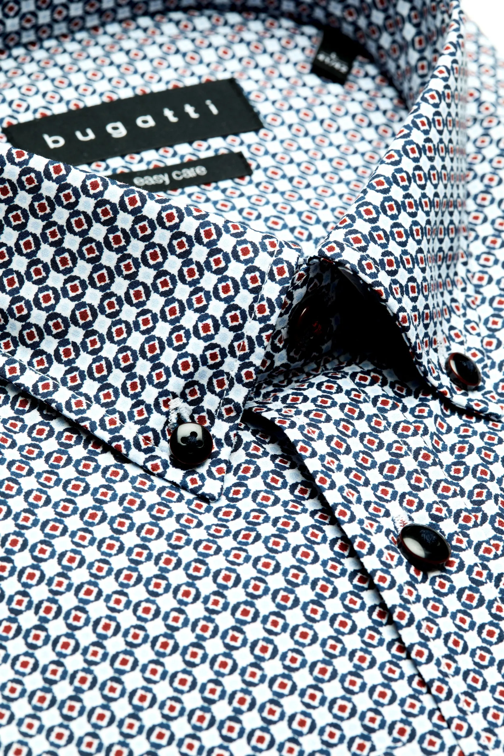 Bugatti Casual Shirt Pattern - Navy