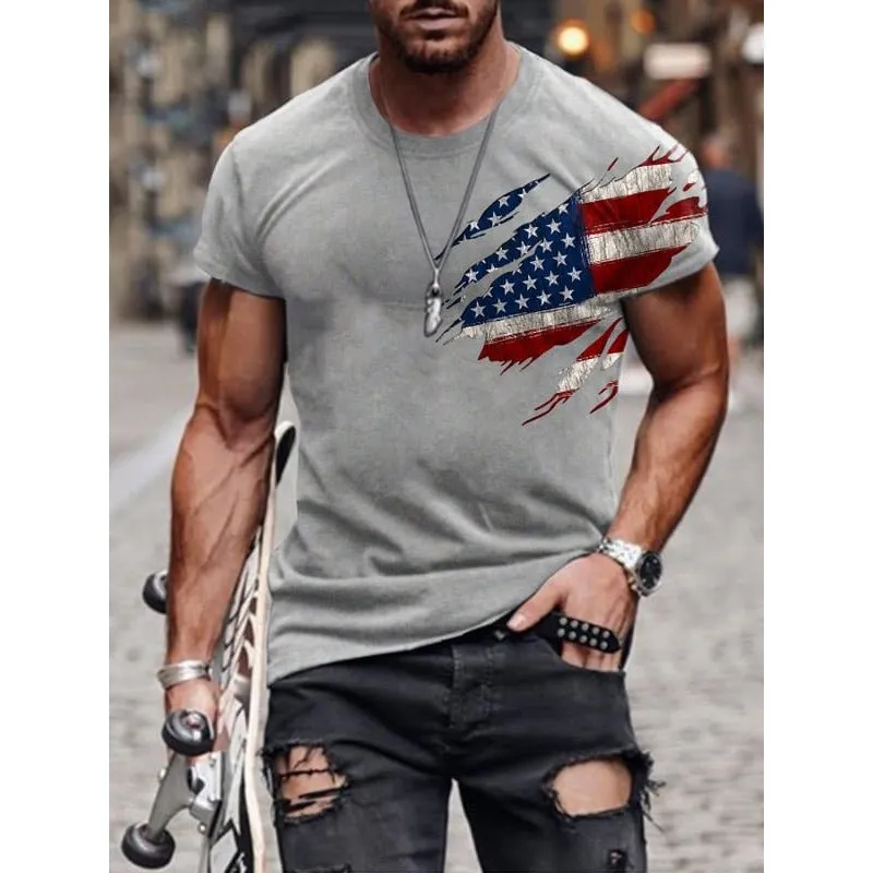 CASUAL ROUND NECK SHORT T-SHIRT