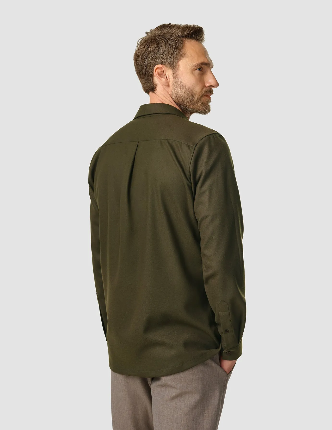 Casual Shirt Forest Green