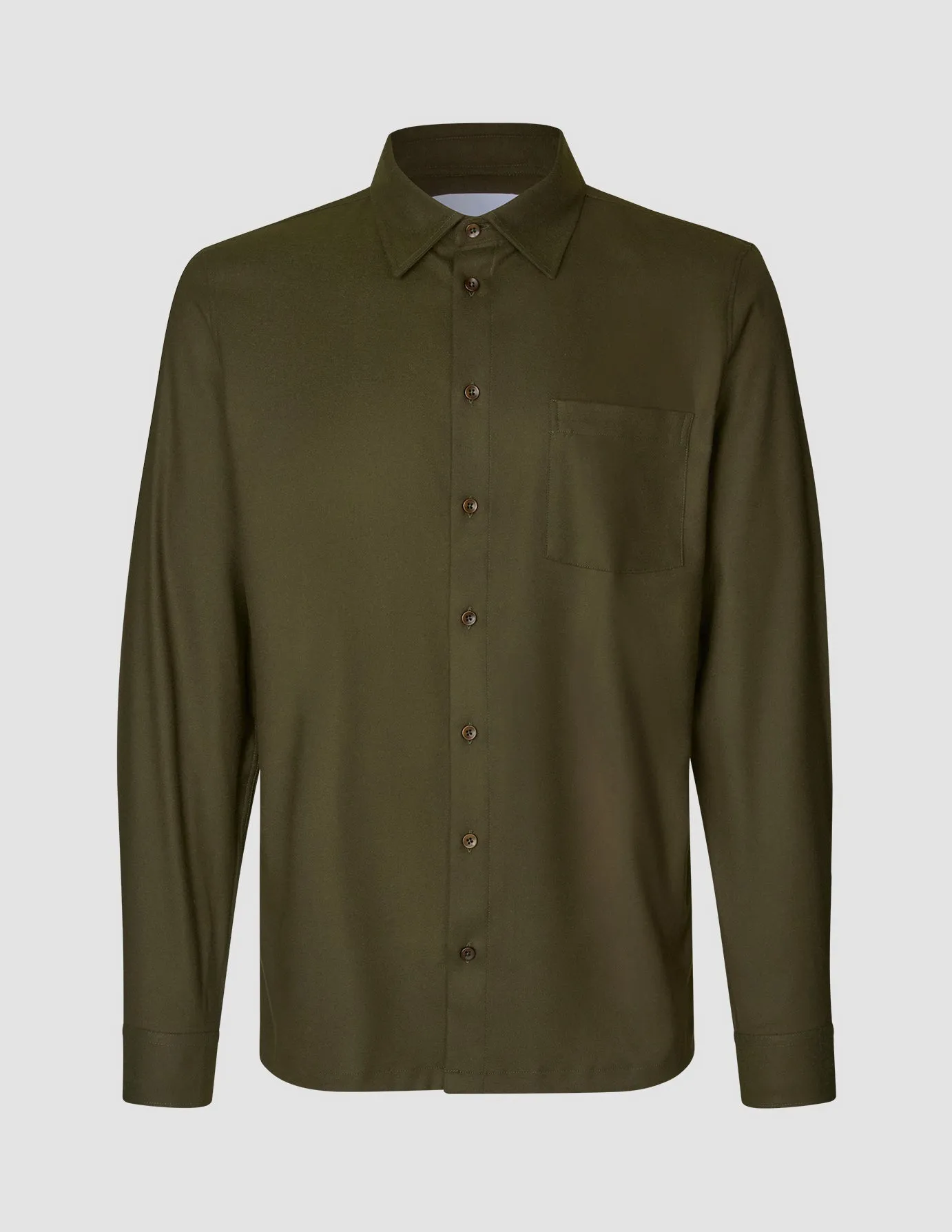 Casual Shirt Forest Green