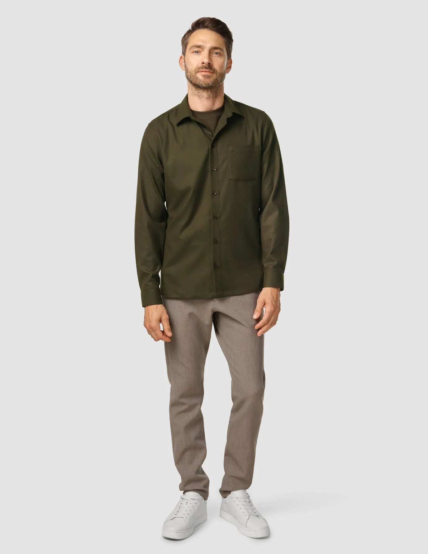 Casual Shirt Forest Green