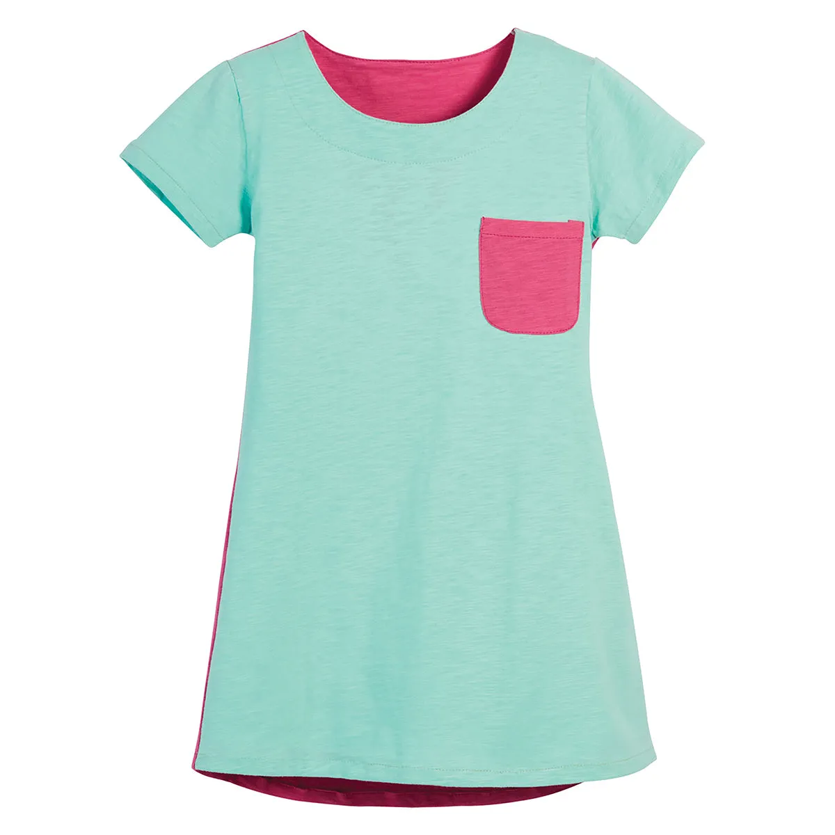 Color Block T-Shirt Dress