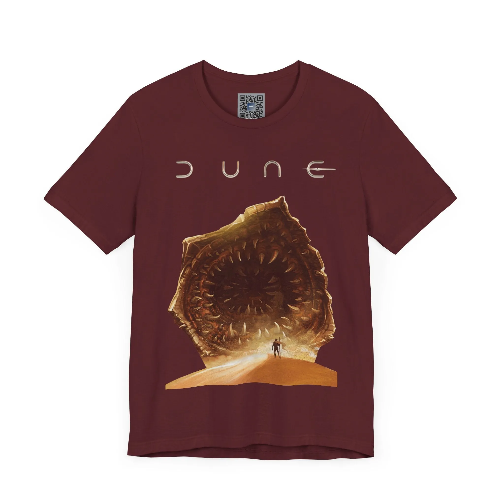 Dune Movie Sandworm Tee, Sci-Fi Film T-Shirt, Graphic Novel Shirt, Science Fiction Clothing, Retro Movie Fan Gift