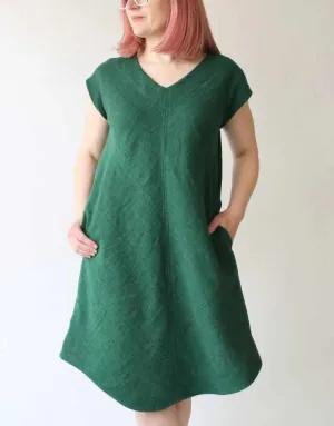 Emerald Dress & Top Sewing Pattern, Made by Rae