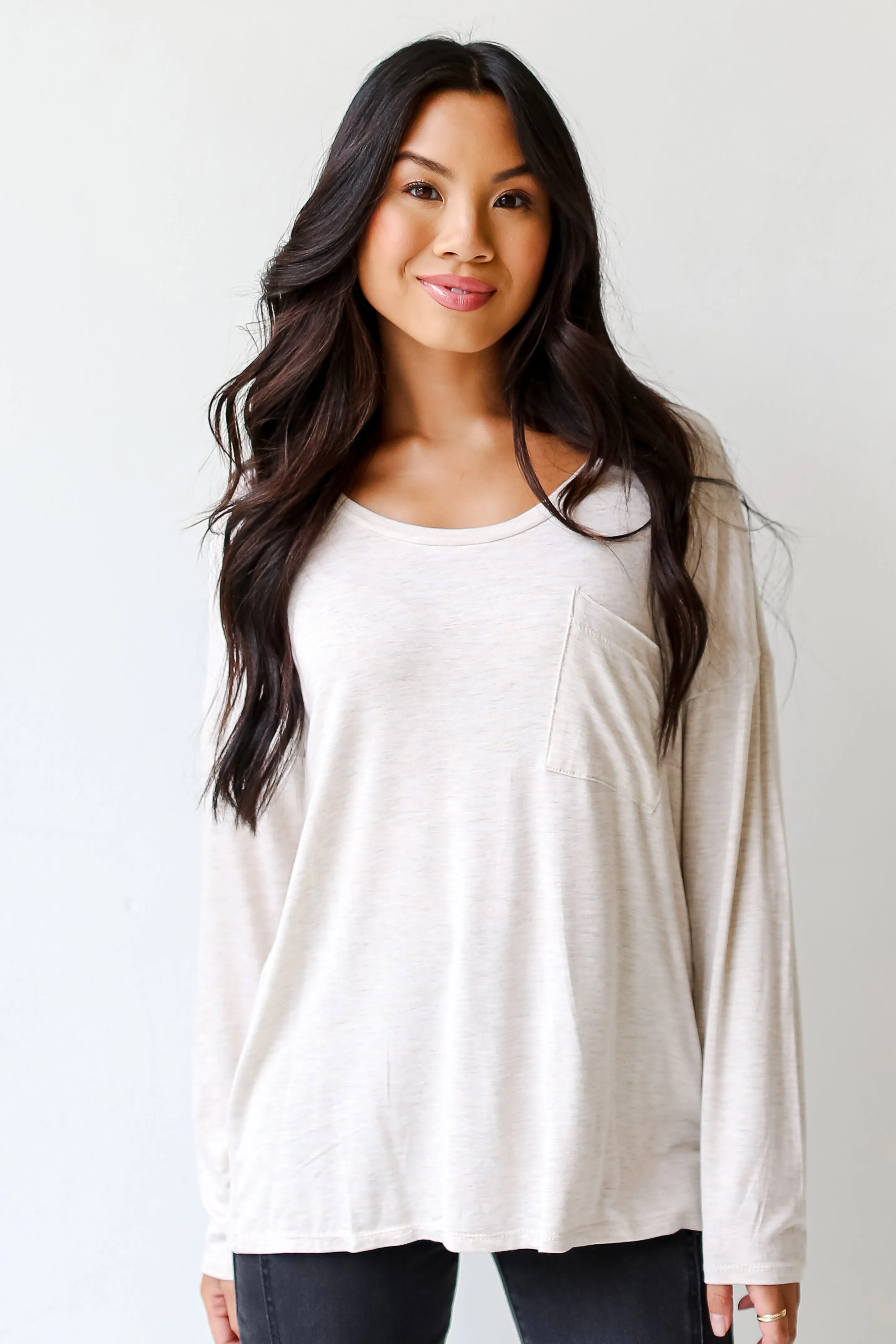 FINAL SALE - Comfortable Cutie Everyday Pocket Tee