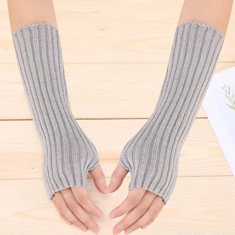 Fingerless Arm Warmer Gloves