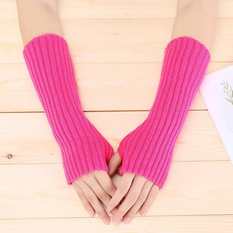 Fingerless Arm Warmer Gloves