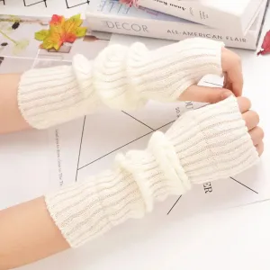 Fingerless Arm Warmer Gloves