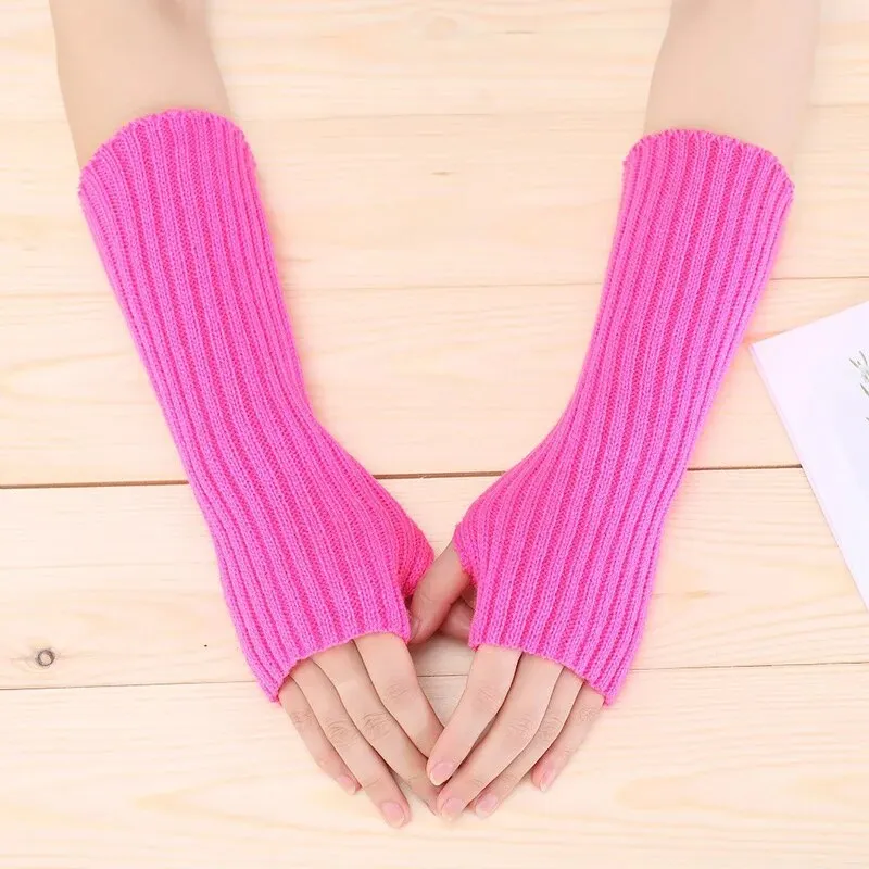 Fingerless Arm Warmer Gloves