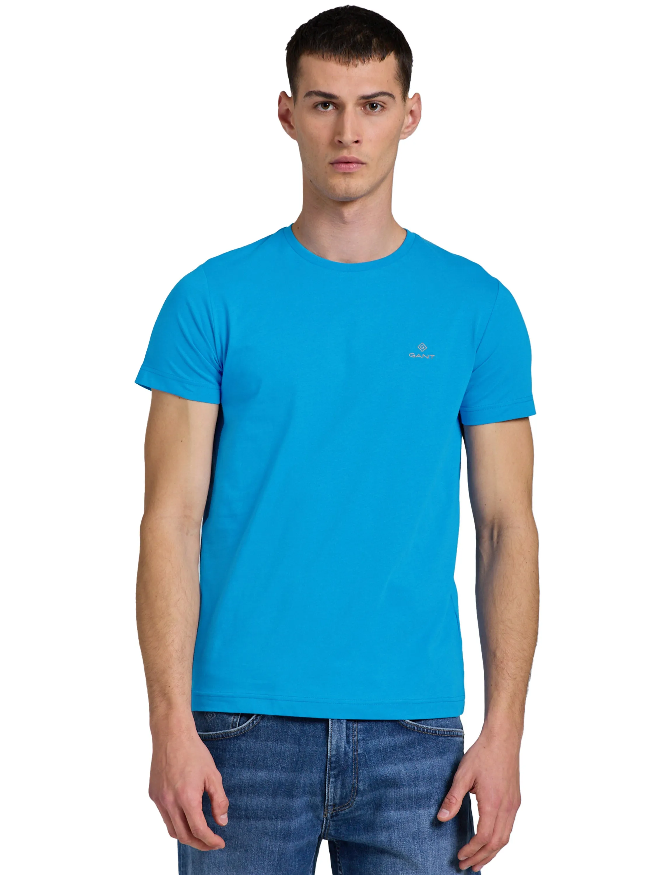 Gant Contrast Logo | Mens Crew Neck T-Shirt