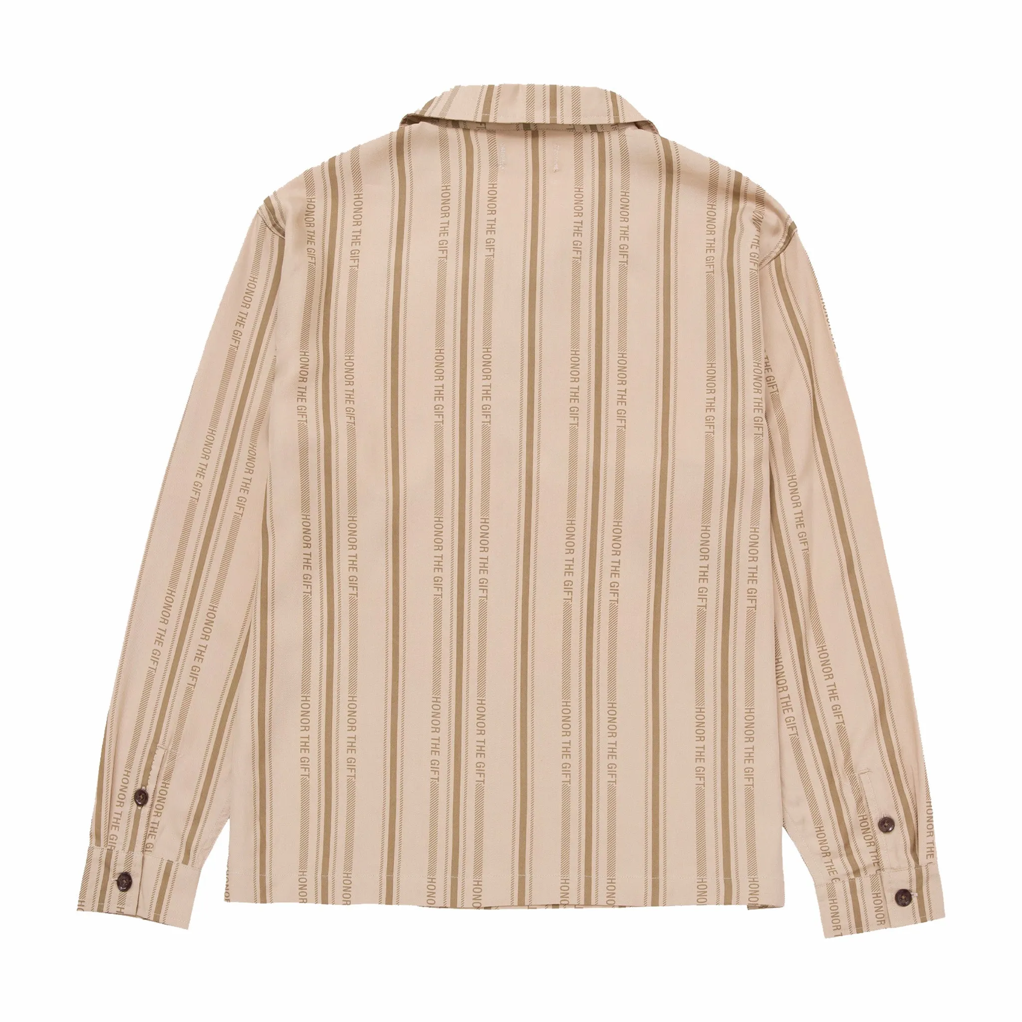 Honor The Gift Honor Stripe LS Henley (Tan)