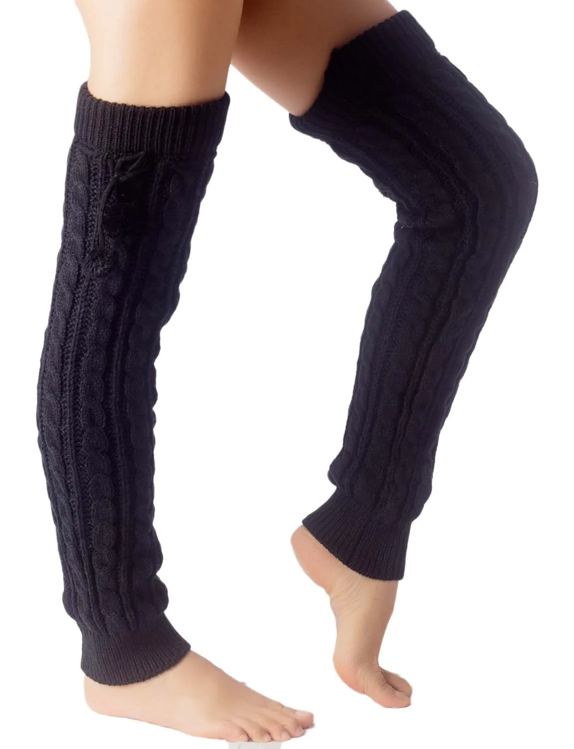 iB-iP Women's Leg Warmer Ballet Dancers Aerobics Cute Knee High Thermal Costume