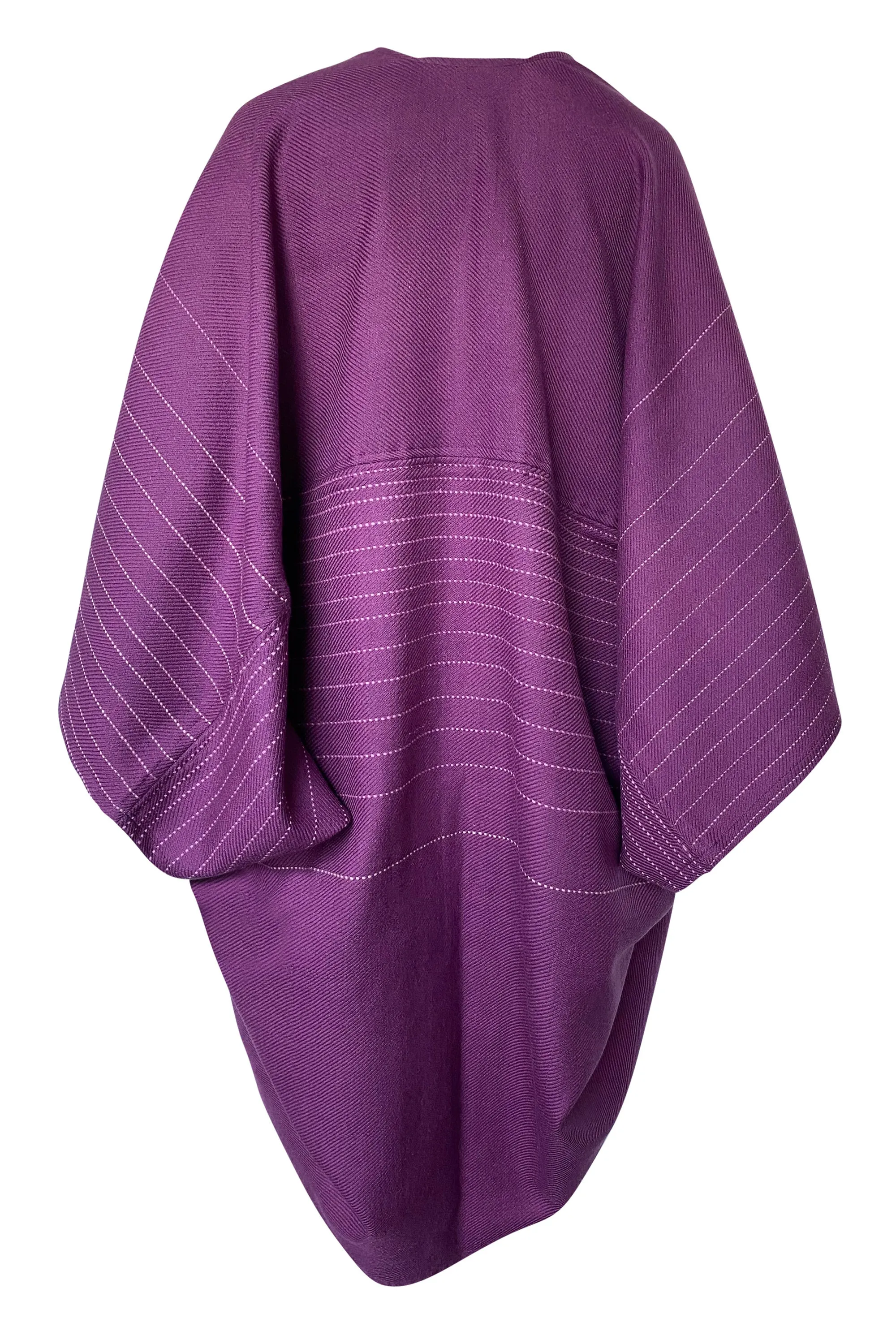 JULAHAS  Wool Kimono Warm Plum