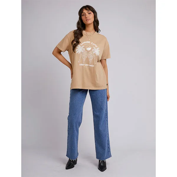 Living Life Standard Tee - Oatmeal