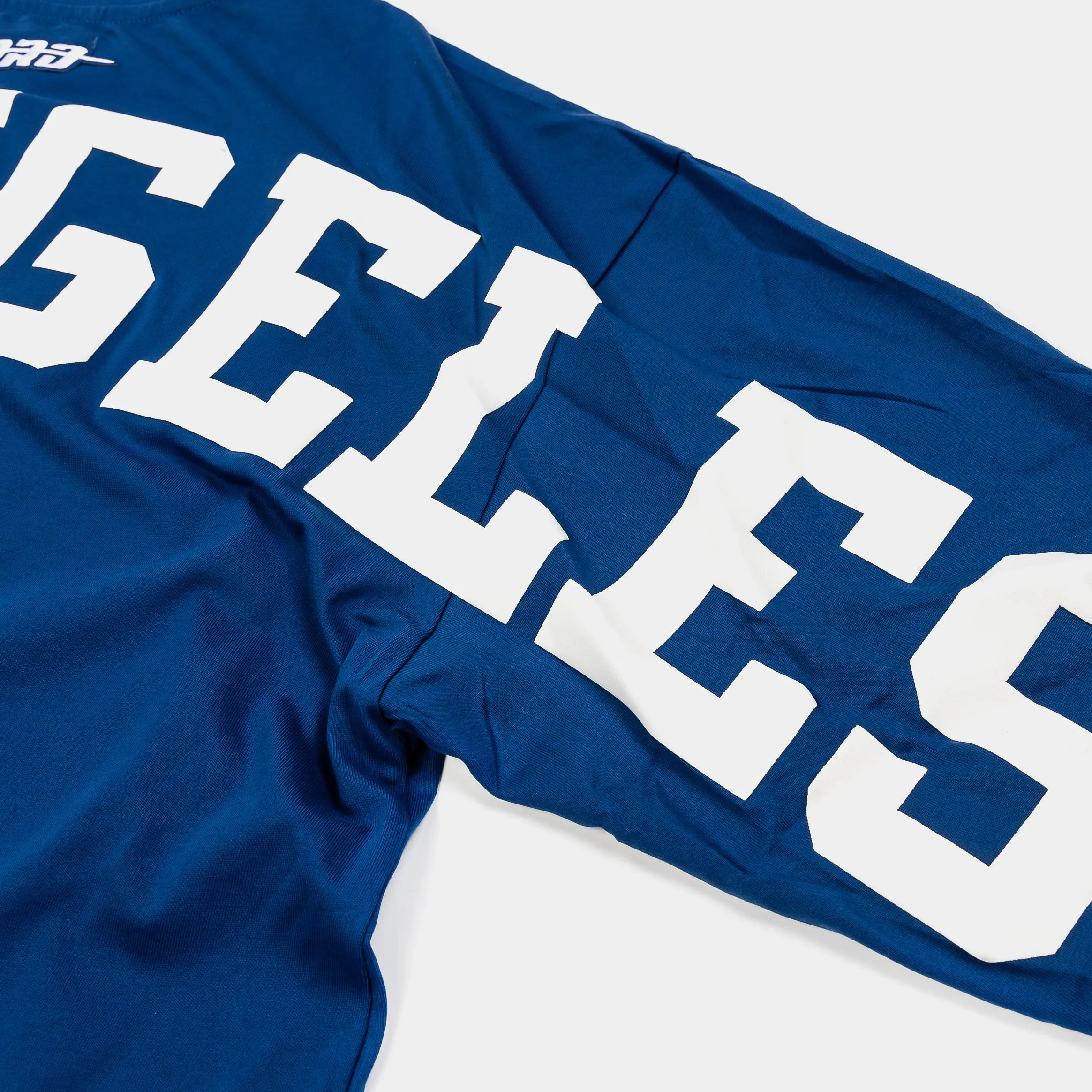 Los Angeles Dodgers Drop Shoulder Mens Long Sleeve Shirt (Blue/White)