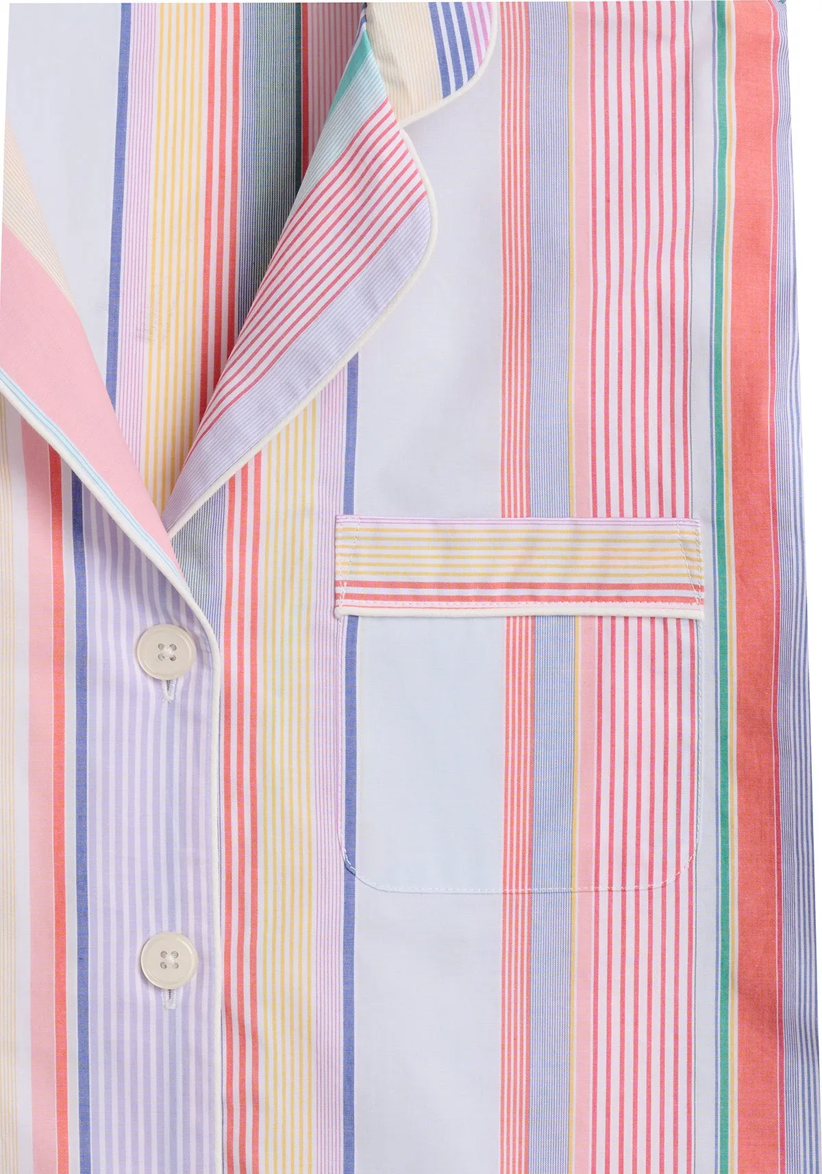 Marina Pajama Set in Vintage Stripe