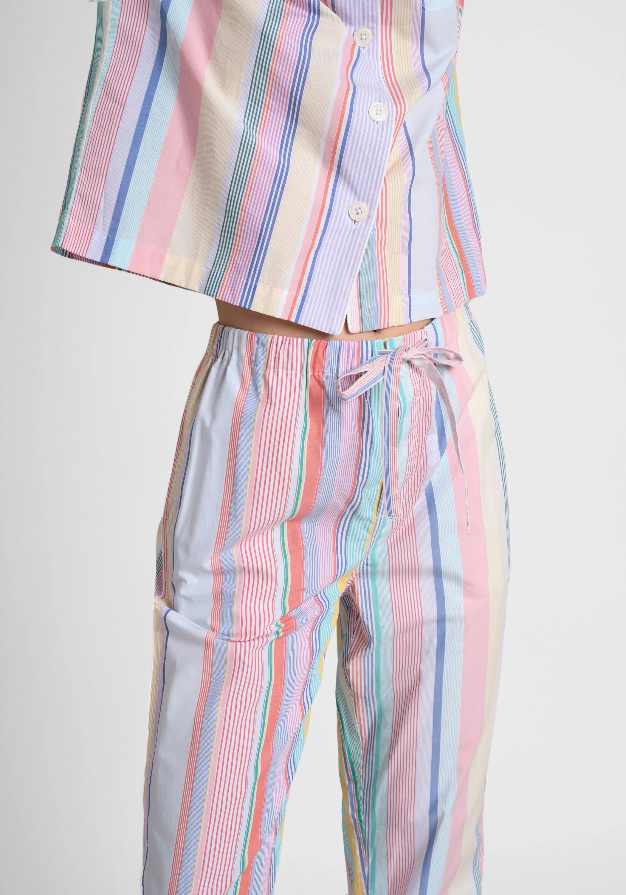 Marina Pajama Set in Vintage Stripe