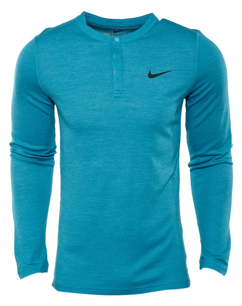 Nike Wool Henley Tennis Shirt Mens Style : 631641