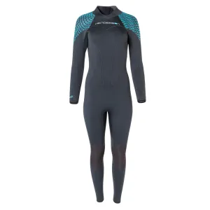 Open Box Henderson 5mm Womens Greenprene Back Zip Full Wetsuit - Black - 6