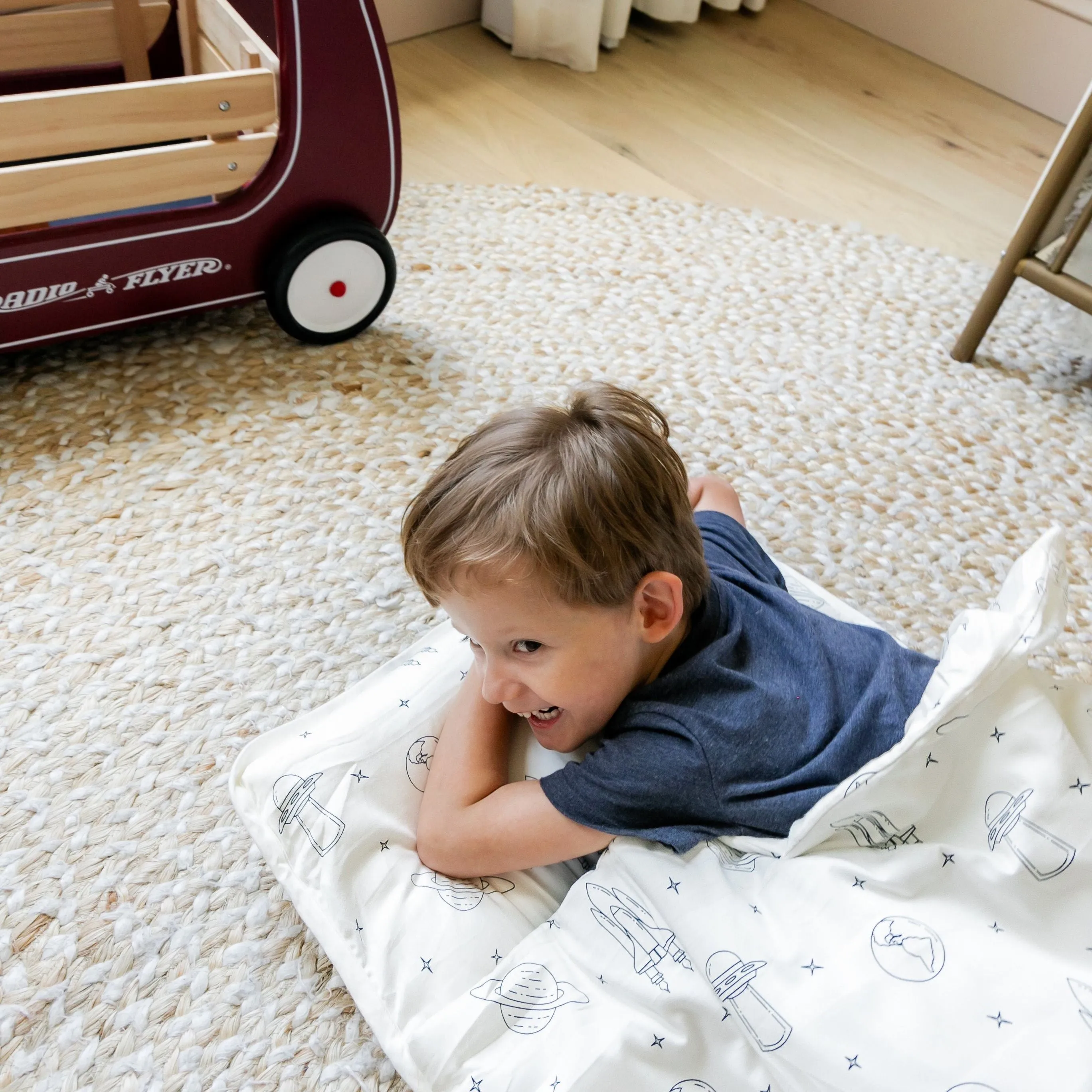 Organic Cozy Comfort Nap Mat - Astro