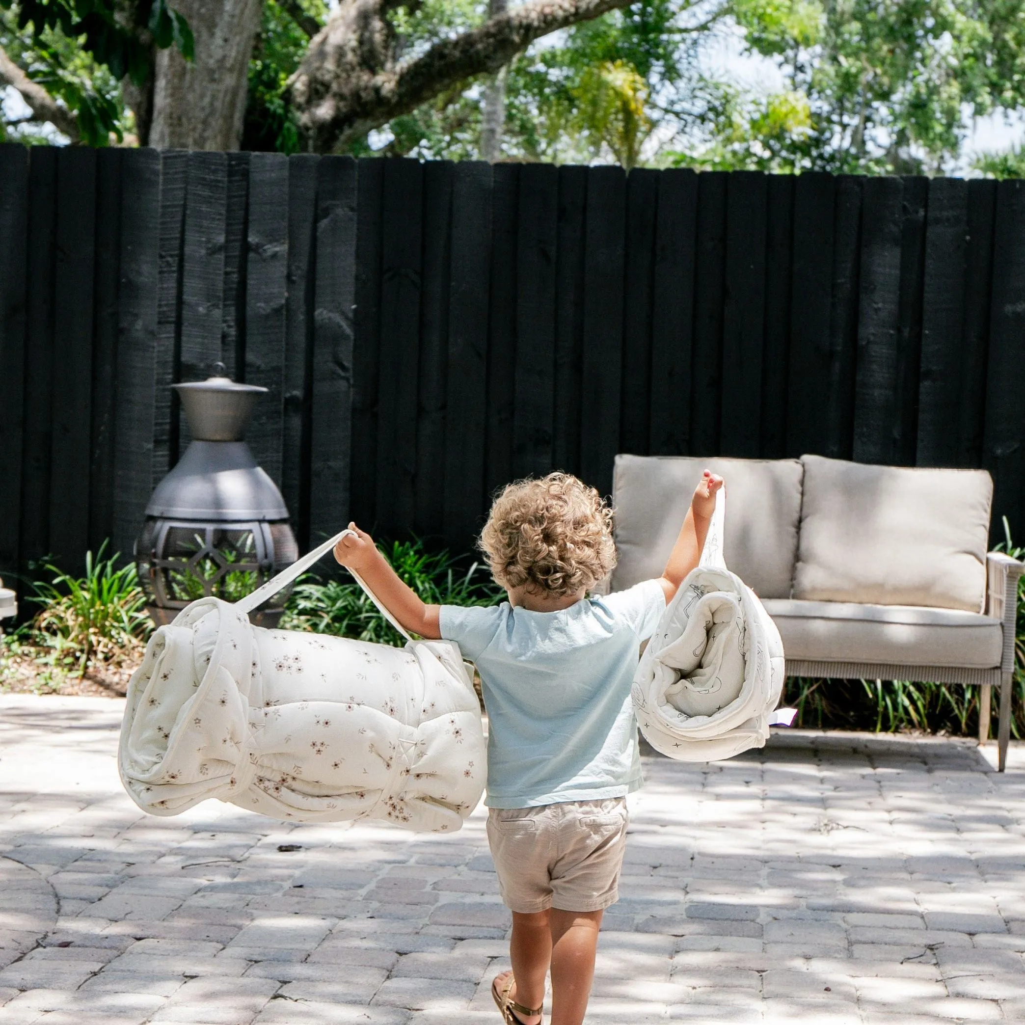 Organic Cozy Comfort Nap Mat - Astro