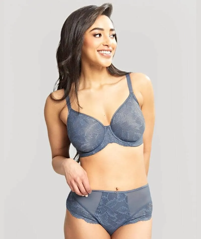 Panache Radiance Moulded Full Cup Underwire Bra - Steel Blue