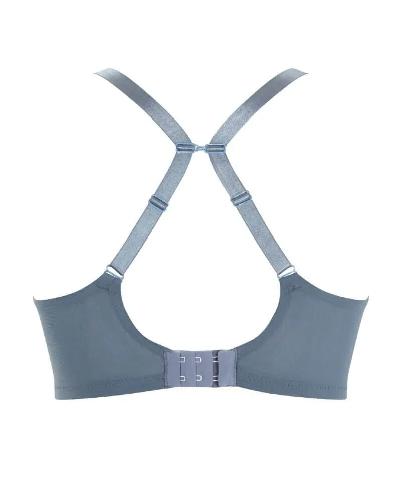 Panache Radiance Moulded Full Cup Underwire Bra - Steel Blue