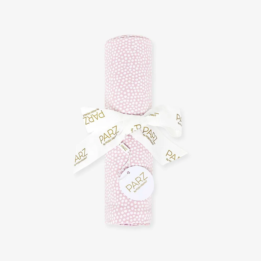 Pastel Orchid Polka Dot-Swaddle-Posh Peanut