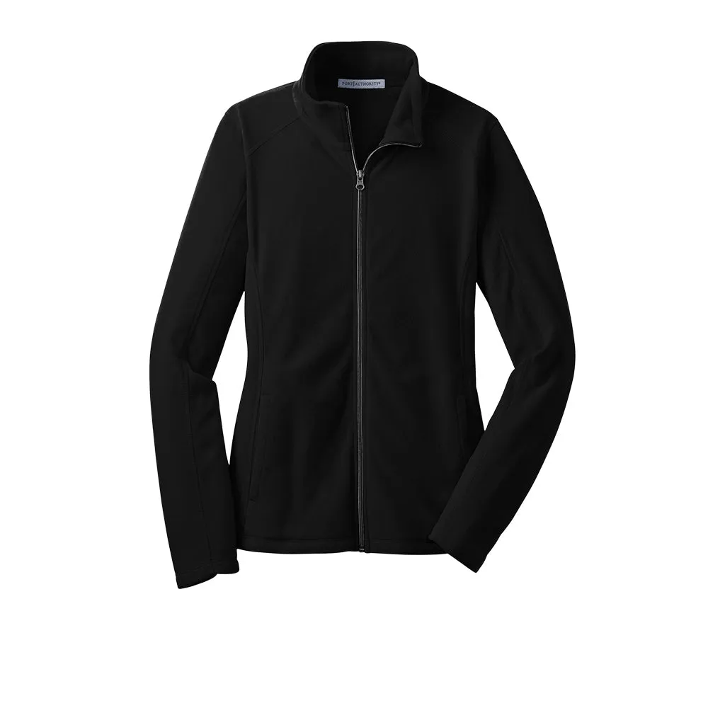 Personalized Nurse Lightweight Fleece Full Zip with Elegant Credentials