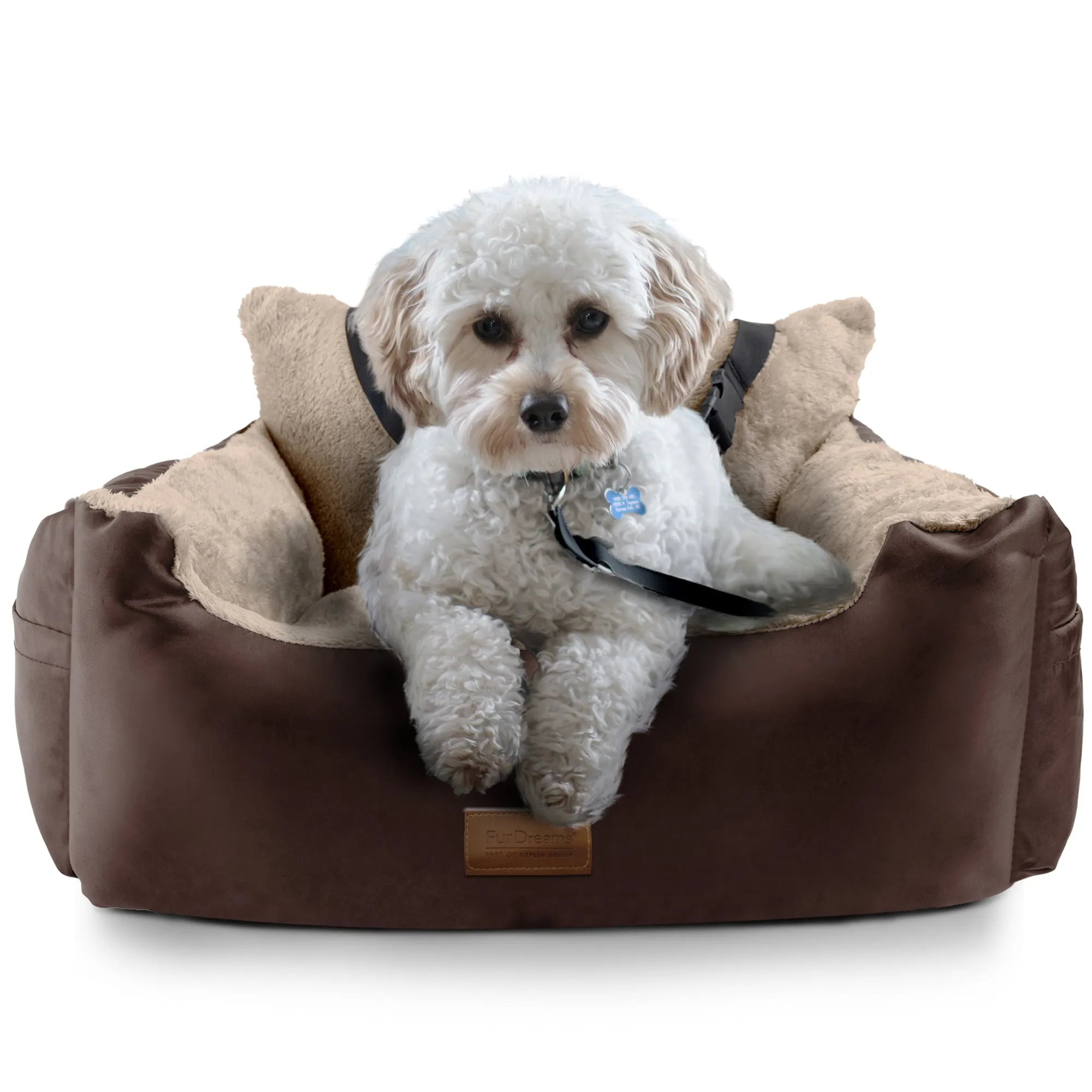 Pet Car Seat – Soft & Comfortable Seat with Storage Pocket