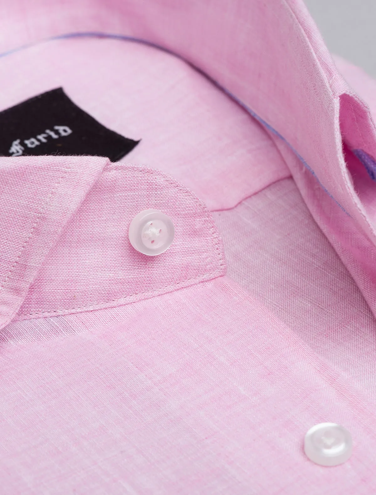 PINK LINEN SHIRT