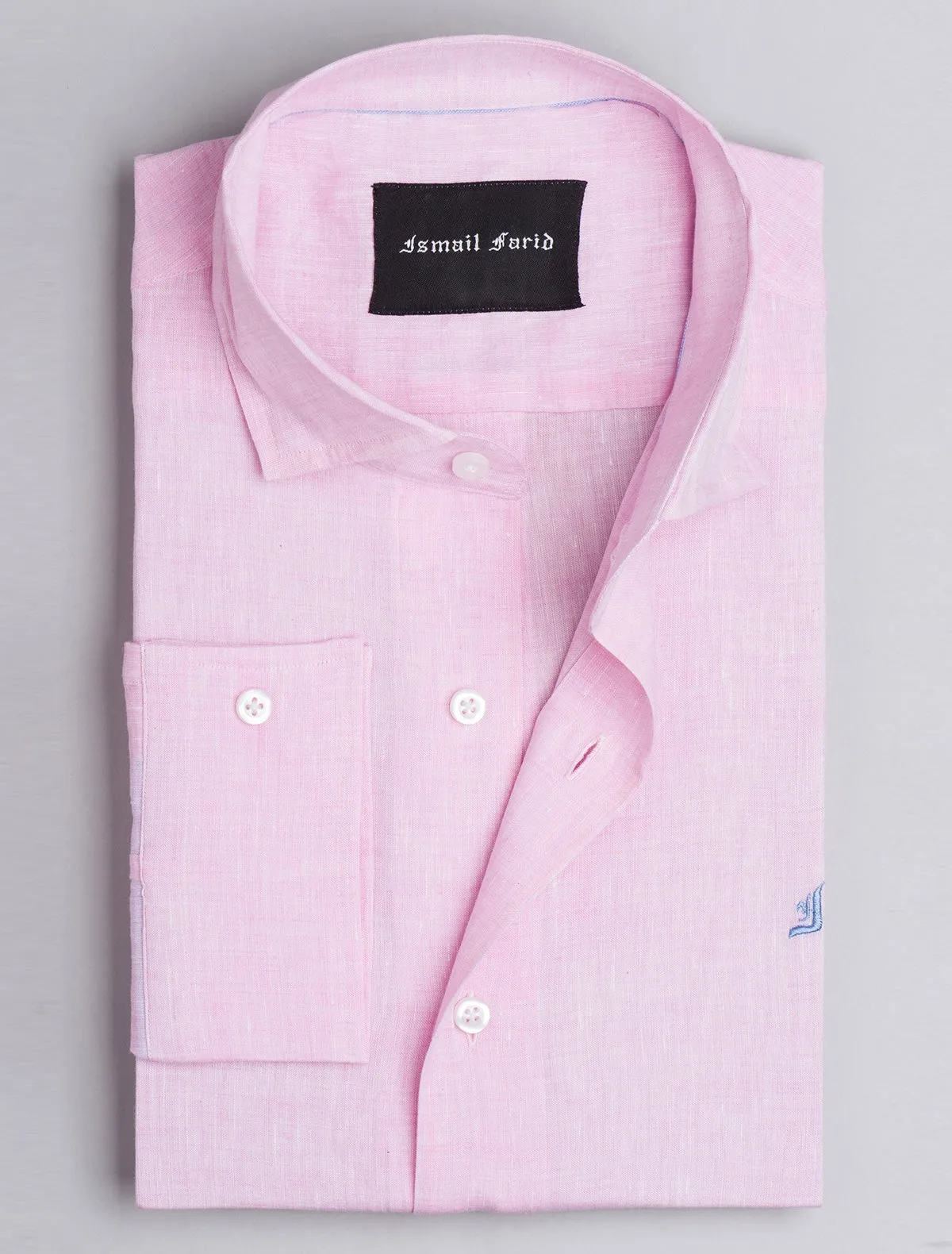 PINK LINEN SHIRT