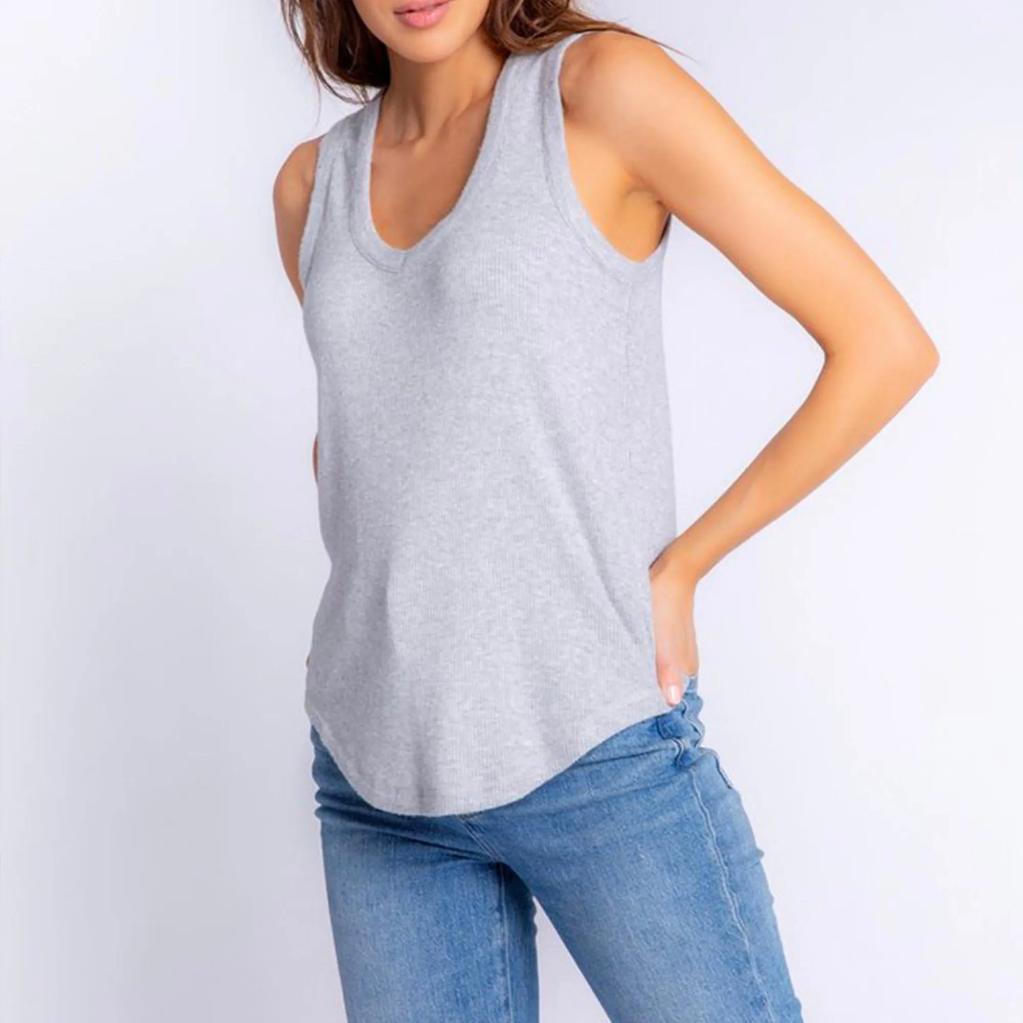 P.J. Salvage Textured Tank Top