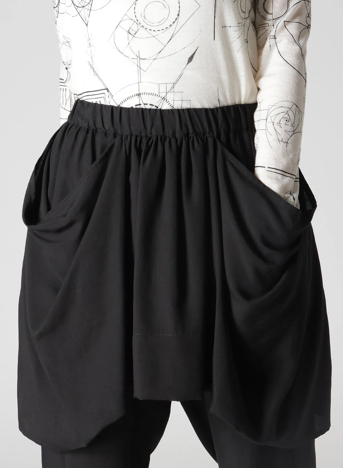 POPLIN SKIRT PANTS