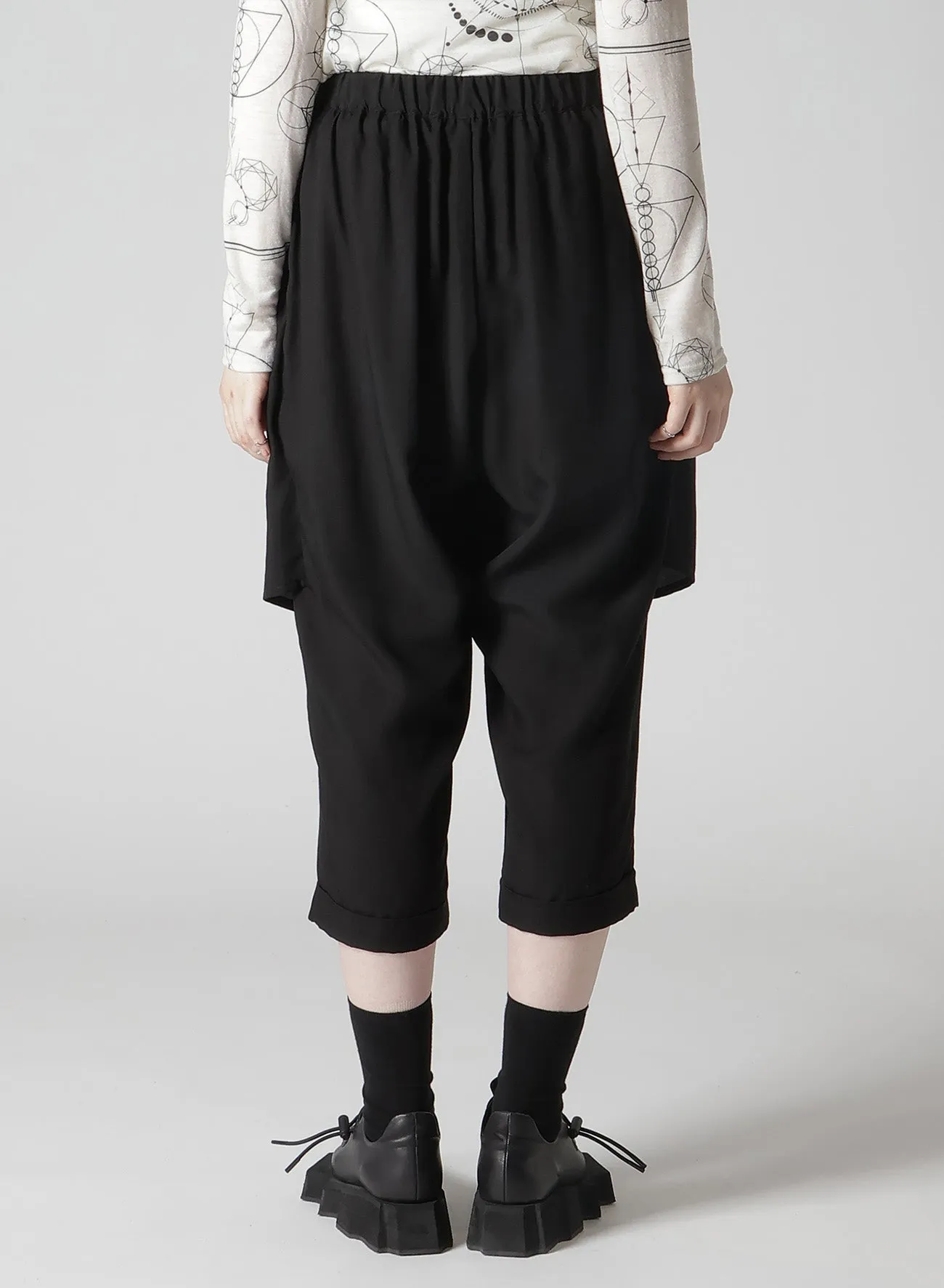 POPLIN SKIRT PANTS