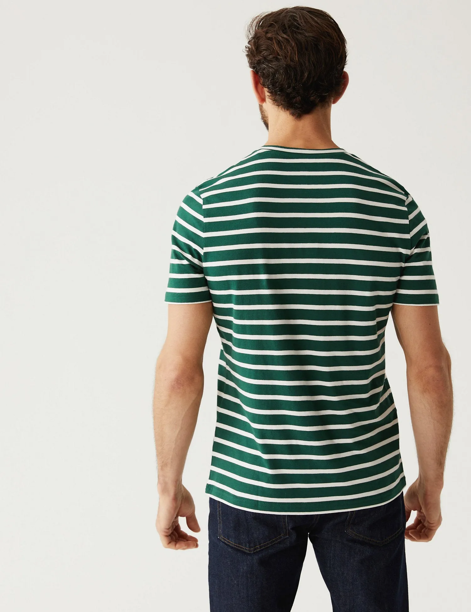 Pure Cotton Striped T-Shirt