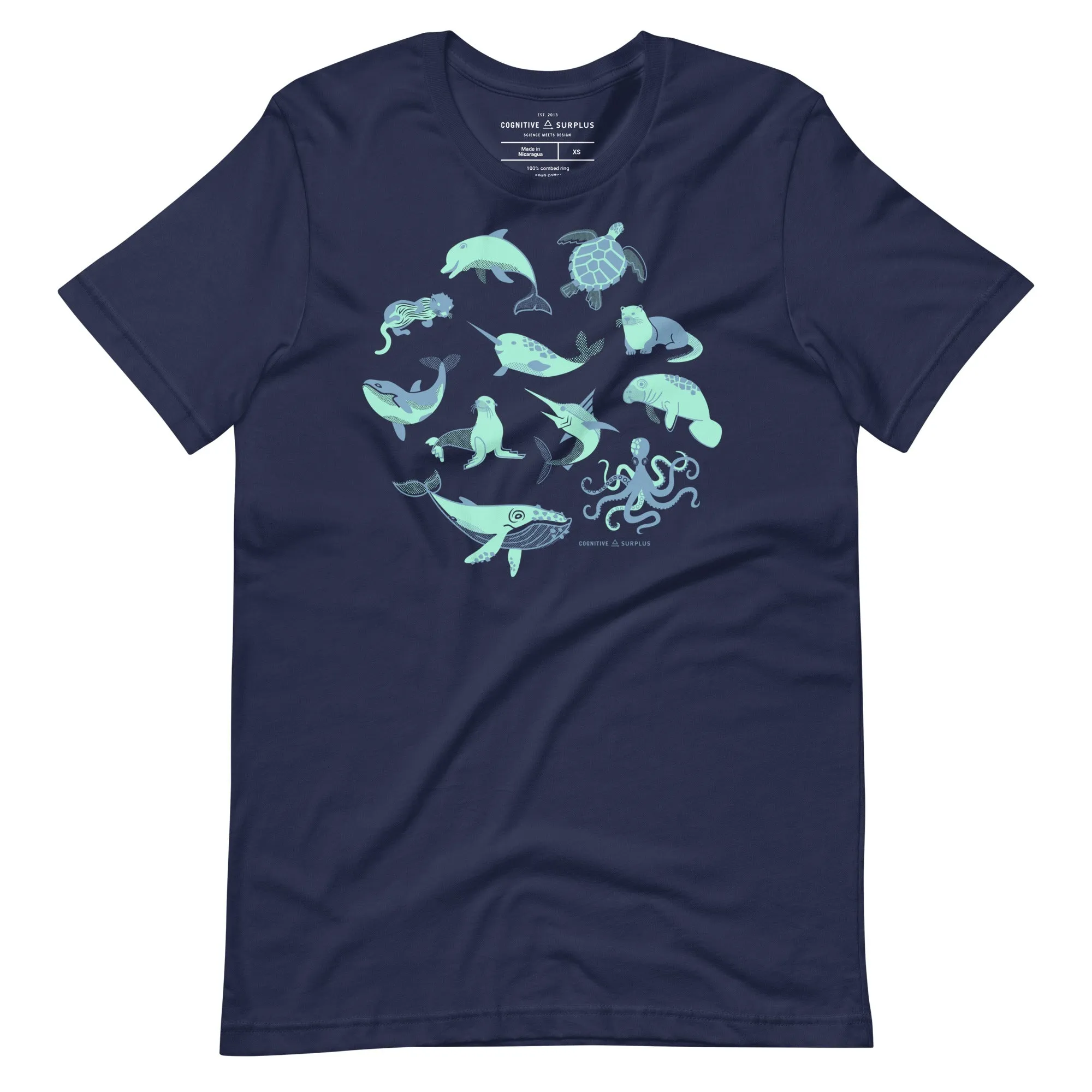 Retro Marine Life Graphic Tee