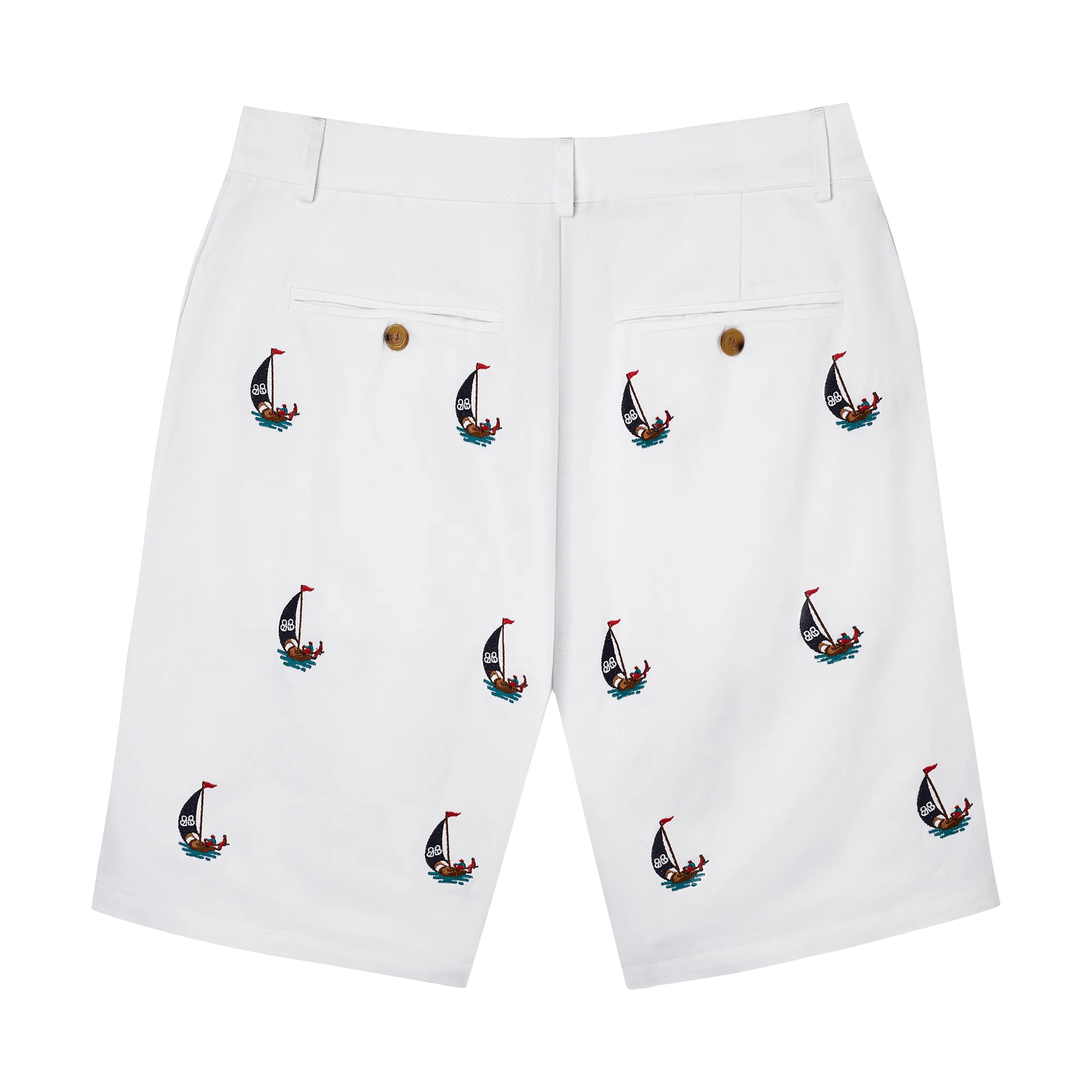 STAPLE CHINO SHORTS-WHITE