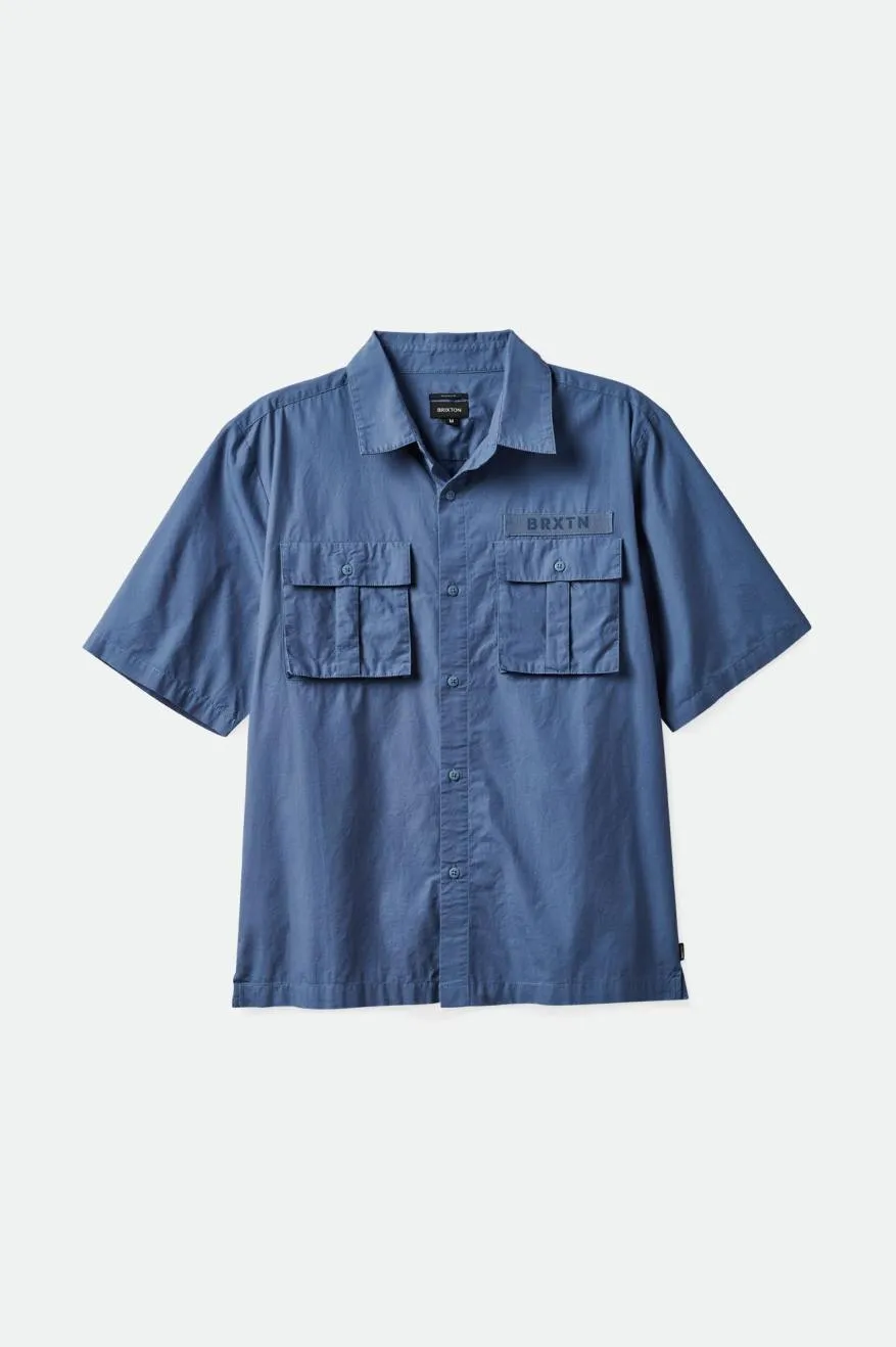 Surplus S/S Woven - Pacific Blue