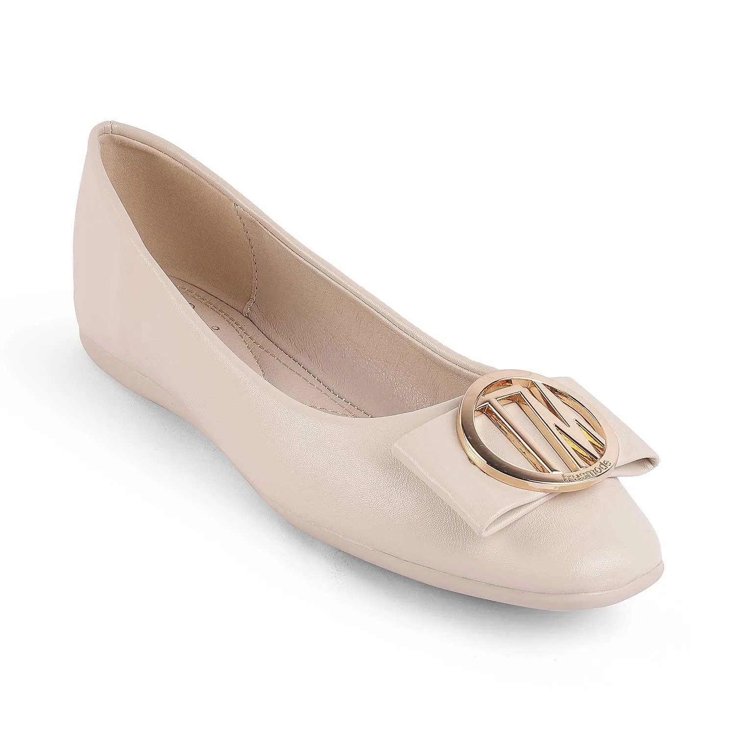 Tresmode Trego White Women's Dress Ballerinas