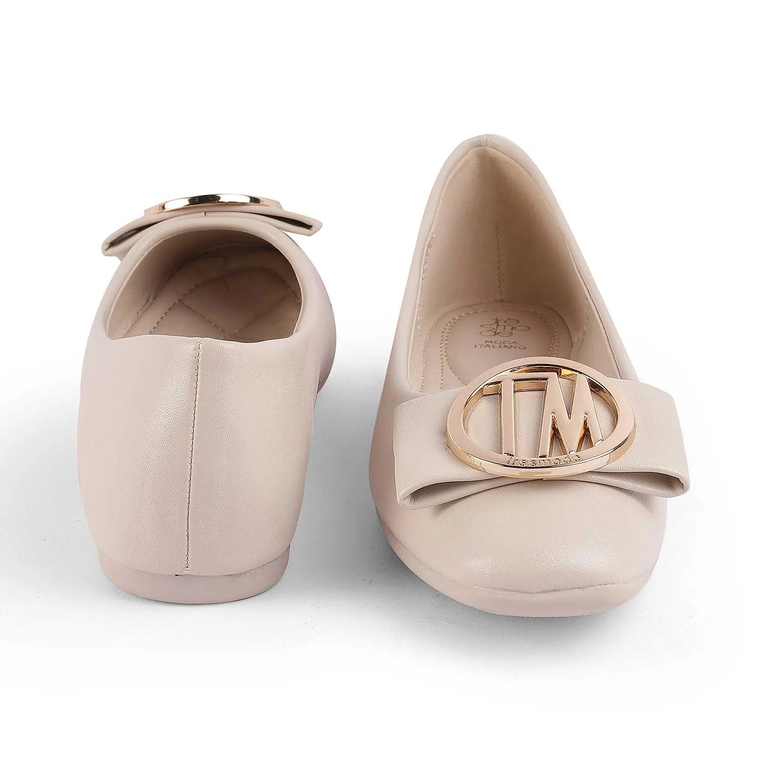 Tresmode Trego White Women's Dress Ballerinas