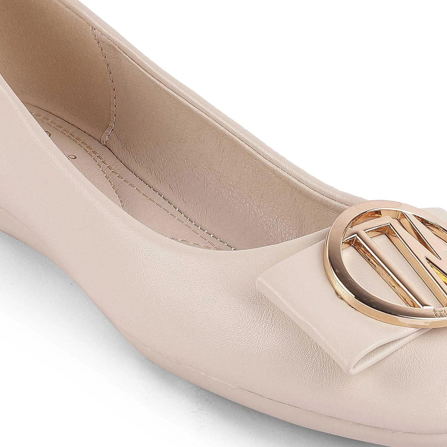 Tresmode Trego White Women's Dress Ballerinas